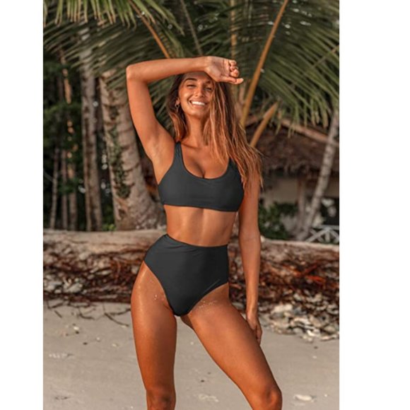 Chic High Waist Bikini Set - Picture 6 of 7